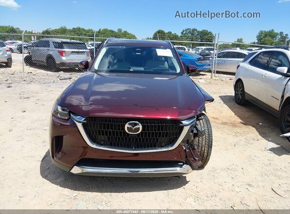 JM3KKDHDXR1126687 2024 MAZDA CX-90 Red Սարքավորումների վահանակի տեսք