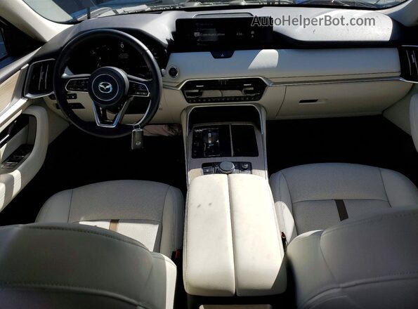 JM3KKEHA0S1230414 2025 MAZDA CX-90 Blue Առջևի վահանակի տեսք