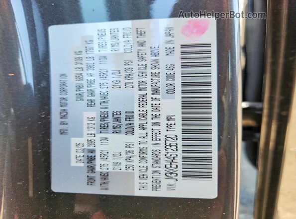 JM3KKEHA4S1236720 2025 MAZDA CX-90 Charcoal VIN sticker view