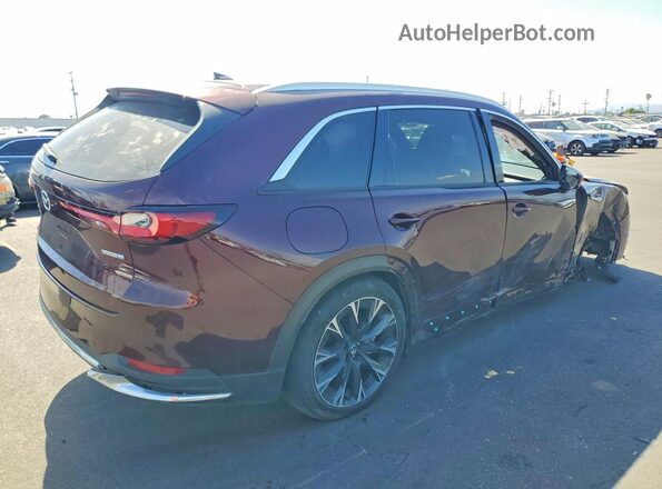 JM3KKEHA7R1134497 2024 MAZDA CX-90 Maroon Rear right