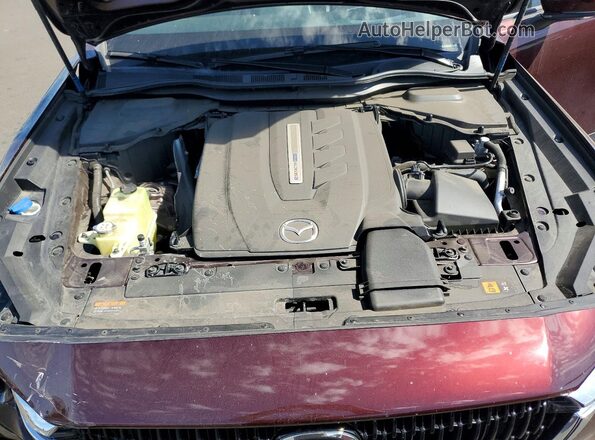 JM3KKEHA7R1134497 2024 MAZDA CX-90 Maroon Engine compartment view