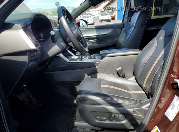 JM3KKEHA7R1134497 2024 MAZDA CX-90 Maroon Front interior view