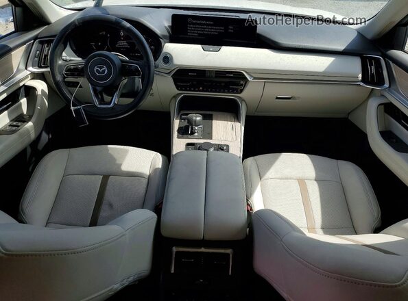 JM3KKEHA8R1126103 2024 MAZDA CX-90 White Vista del salpicadero