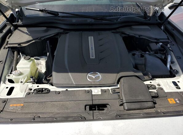 JM3KKEHA8R1126103 2024 MAZDA CX-90 White Vista del compartimento del motor