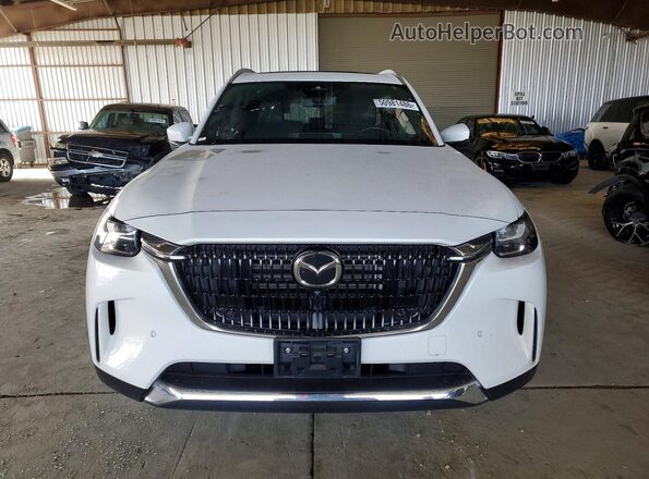 JM3KKEHA8R1158680 2024 MAZDA CX-90 White წინა ხედი