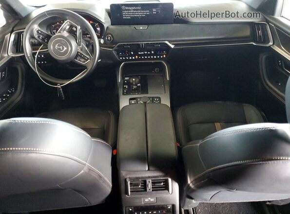 JM3KKEHA8R1158680 2024 MAZDA CX-90 White წინა პანელის ხედი