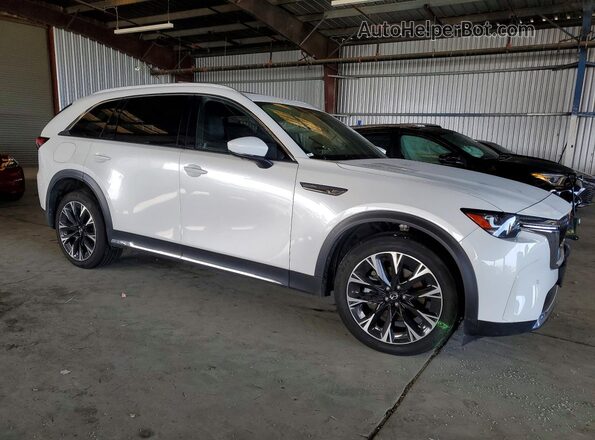 JM3KKEHA8R1158680 2024 MAZDA CX-90 White წინა მარჯვენა