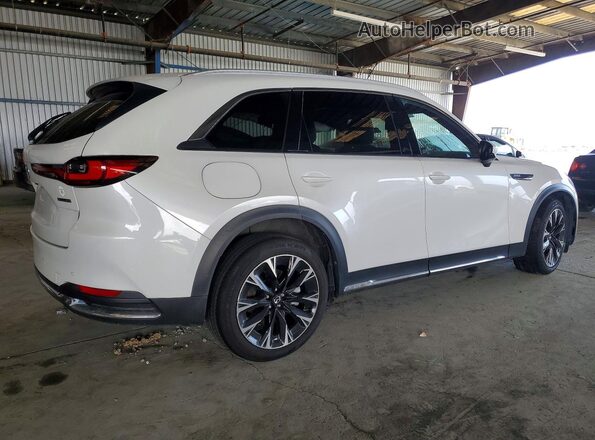 JM3KKEHA8R1158680 2024 MAZDA CX-90 White უკანა მარჯვენა