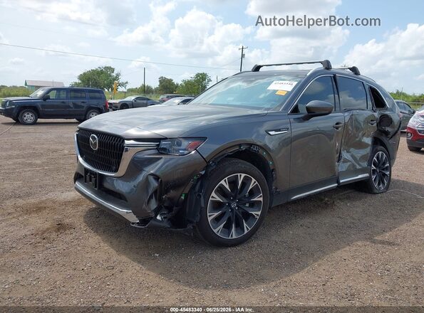 JM3KKEHAXT1359875 2026 MAZDA CX-90 PHEV Gray Передня ліва чверть