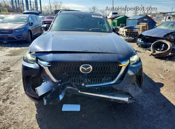 JM3KKEHC1R1115932 2024 MAZDA CX-90 Blue წინა ხედი
