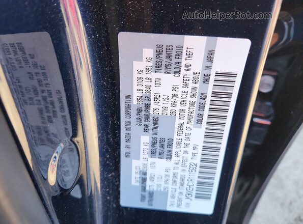 JM3KKEHC1R1115932 2024 MAZDA CX-90 Blue VIN კოდის სტიკერის ხედი