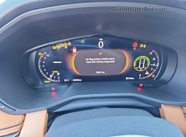 JM3KKEHC1R1115932 2024 MAZDA CX-90 Blue ხელსაწყოთა პანელის ხედი