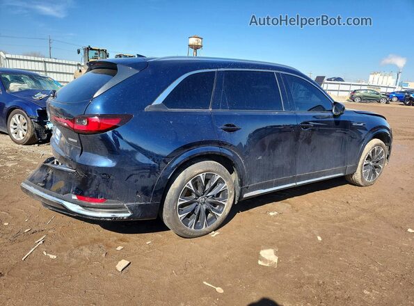 JM3KKEHC1R1115932 2024 MAZDA CX-90 Blue უკანა მარჯვენა