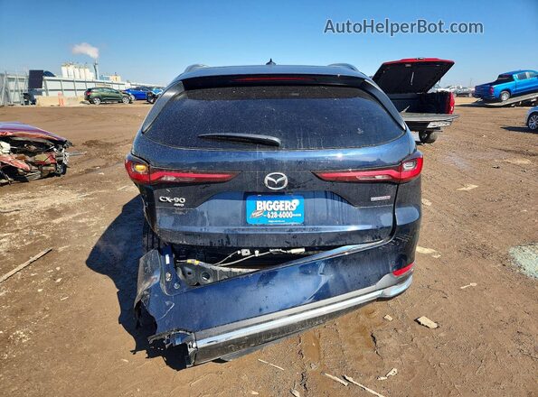 JM3KKEHC1R1115932 2024 MAZDA CX-90 Blue უკანა ხედი