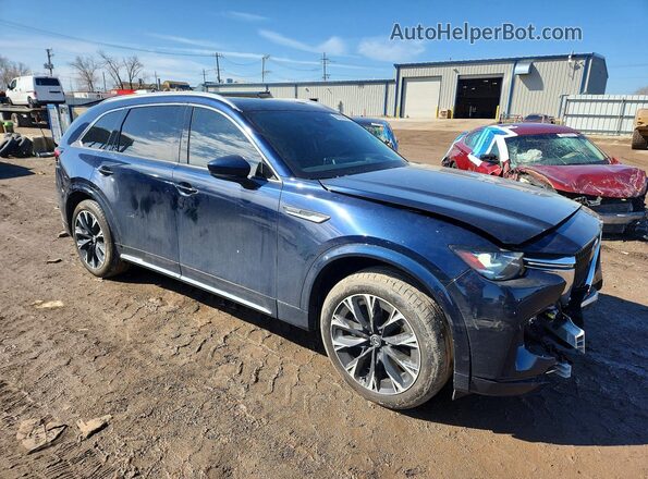 JM3KKEHC1R1115932 2024 MAZDA CX-90 Blue წინა მარჯვენა