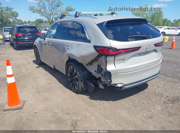 JM3KKEHC2R1188789 2024 MAZDA CX-90 Cream Rear left