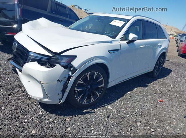 JM3KKEHC8R1150239 2024 MAZDA CX-90 Белый Передняя левая четверть