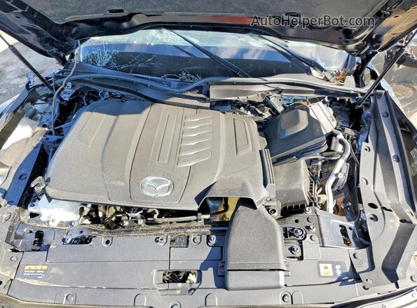 JM3KKEHD1S1236751 2025 MAZDA CX-90 Black Engine compartment view