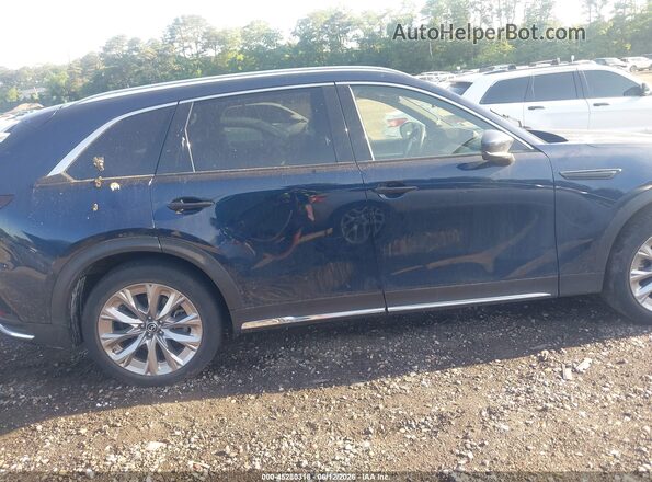 JM3KKEHD4R1128540 2024 MAZDA CX-90 Blue Вид задньої частини салону