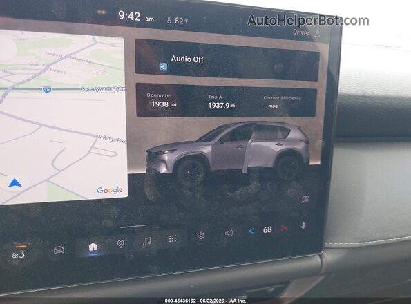 JM3KMCHA0T0122980 2026 MAZDA CX-5 Blue Vista de los asientos traseros