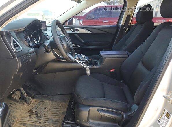 JM3TCABY8K0323364 2019 MAZDA CX-9 Silver Widok wnętrza z przodu