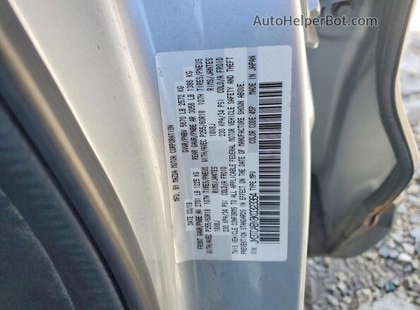 JM3TCABY8K0323364 2019 MAZDA CX-9 Silver Widok naklejki z numerem VIN