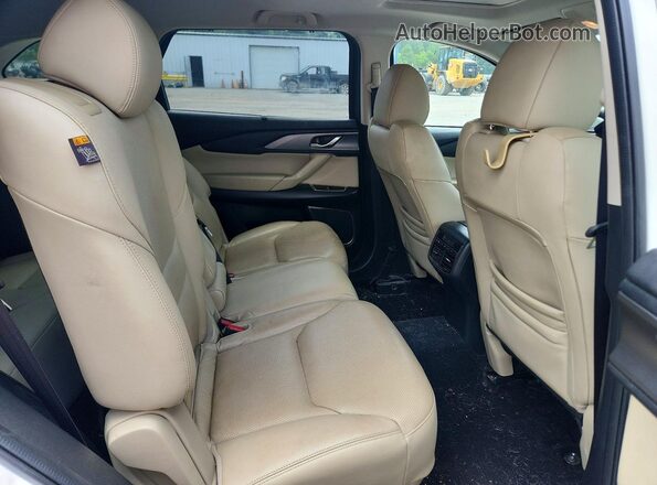 JM3TCACY0G0121155 2016 MAZDA CX-9 White უკანა სალონის ხედი