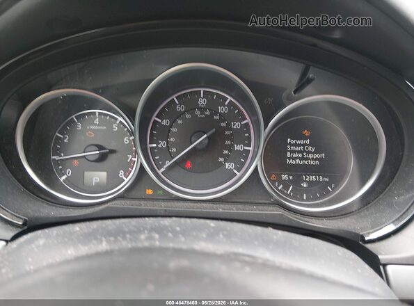 JM3TCACY0J0209498 2018 MAZDA CX-9 White უკანა სავარძლების ხედი