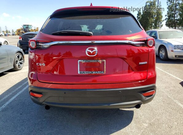 JM3TCACY0M0503052 2021 MAZDA CX-9 Бордовый Вид сзади