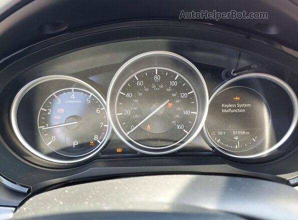 JM3TCACY0M0503052 2021 MAZDA CX-9 Бордовый Вид щитка приборов
