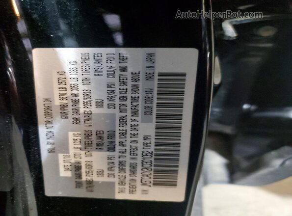 JM3TCACY2K0301052 2019 MAZDA CX-9 Black VIN կոդի պիտակի տեսք