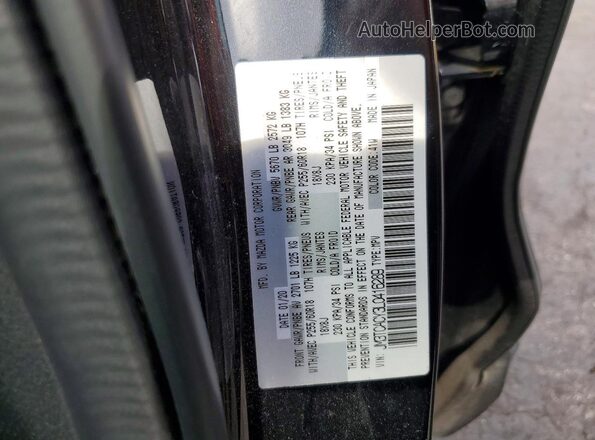 JM3TCACY3L0416289 2020 MAZDA CX-9 Черный Вид наклейки с VIN-кодом