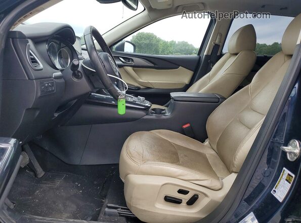 JM3TCACY4H0142267 2017 MAZDA CX-9 Blue Սալոնի դիմացի տեսք