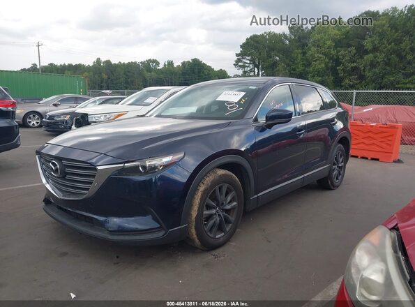 JM3TCACY6G0100410 2016 MAZDA CX-9 Dark Blue Front left