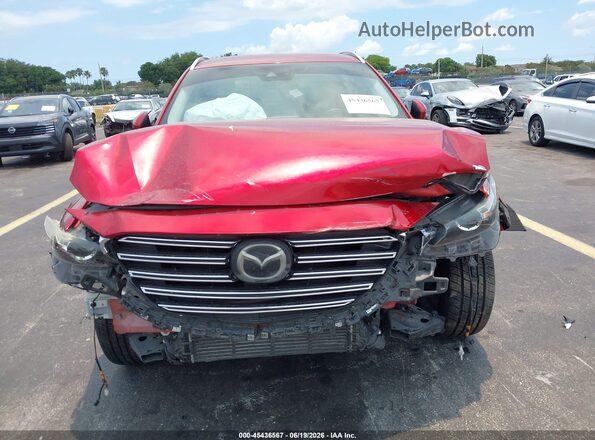 JM3TCACY6J0233823 2018 MAZDA CX-9 Red Widok wnętrza z tyłu