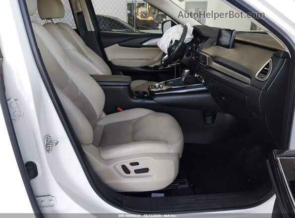JM3TCACY6K0320252 2019 MAZDA CX-9 Белый Вид салона спереди
