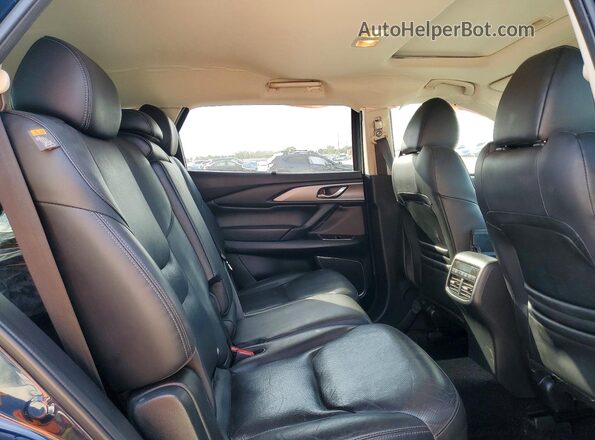 JM3TCACY6K0333356 2019 MAZDA CX-9 Blue უკანა სალონის ხედი