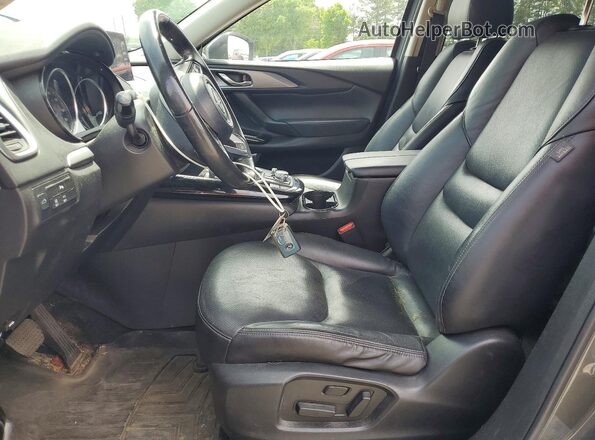 JM3TCACY6L0400958 2020 MAZDA CX-9 Gray Widok wnętrza z przodu