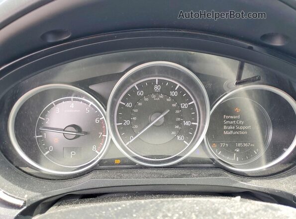 JM3TCACY6L0400958 2020 MAZDA CX-9 Gray Widok zestawu wskaźników