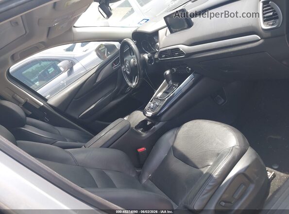 JM3TCACY7G0124229 2016 MAZDA CX-9 Silver Вид салону спереду