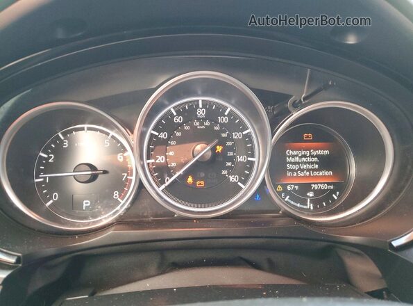 JM3TCACY7K0319854 2019 MAZDA CX-9 Charcoal Vista del cuadro de instrumentos