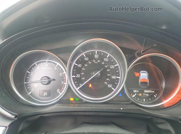 JM3TCACY7L0402038 2020 MAZDA CX-9 Red ხელსაწყოთა პანელის ხედი
