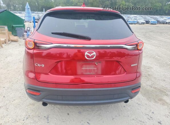 JM3TCACY7L0402038 2020 MAZDA CX-9 Red უკანა ხედი