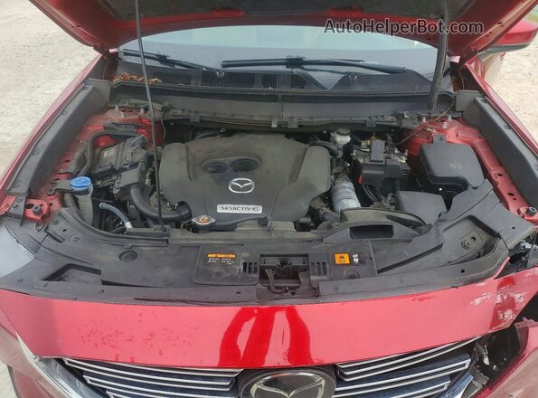 JM3TCACY7L0402038 2020 MAZDA CX-9 Red ძრავის განყოფილების ხედი