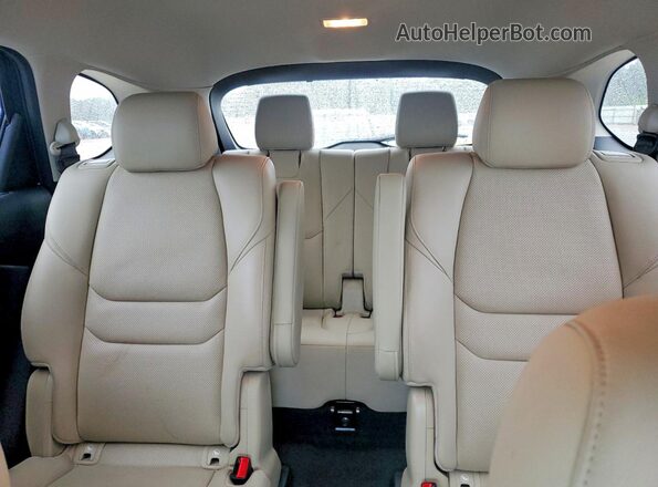 JM3TCACY7M0510077 2021 MAZDA CX-9 White Հետևի նստատեղերի տեսք