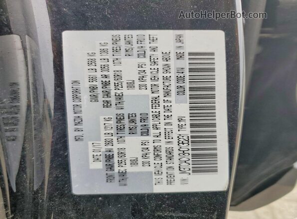JM3TCACY8H0136231 2017 MAZDA CX-9 Black VIN sticker view