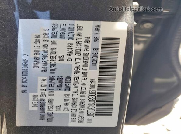 JM3TCACY8J0223066 2018 MAZDA CX-9 Gray VIN sticker view