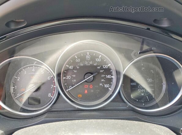 JM3TCACY9H0127411 2017 MAZDA CX-9 Черный Вид щитка приборов