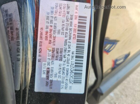 JM3TCACY9H0127411 2017 MAZDA CX-9 Черный Вид наклейки с VIN-кодом