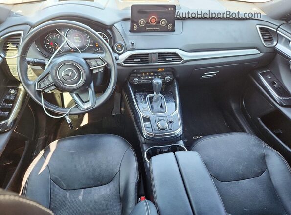 JM3TCADY2L0417092 2020 MAZDA CX-9 Blue Widok deski rozdzielczej